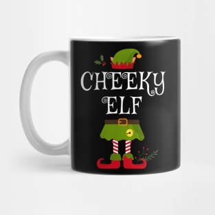 Cheeky Elf Shirt , Family Matching Group Christmas Shirt, Matching T Shirt for Family, Family Reunion Shirts Mug